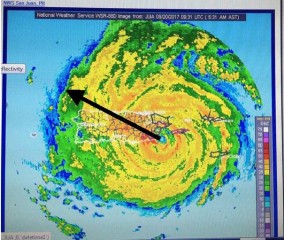 Hurricane Maria hits Puerto Rico at 5:30 am on September 20